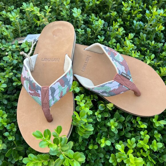 NWT Hari Mari Mens - Flip Flops - Scouts - Woodland Camo - Size 13 - Sandals main image 11